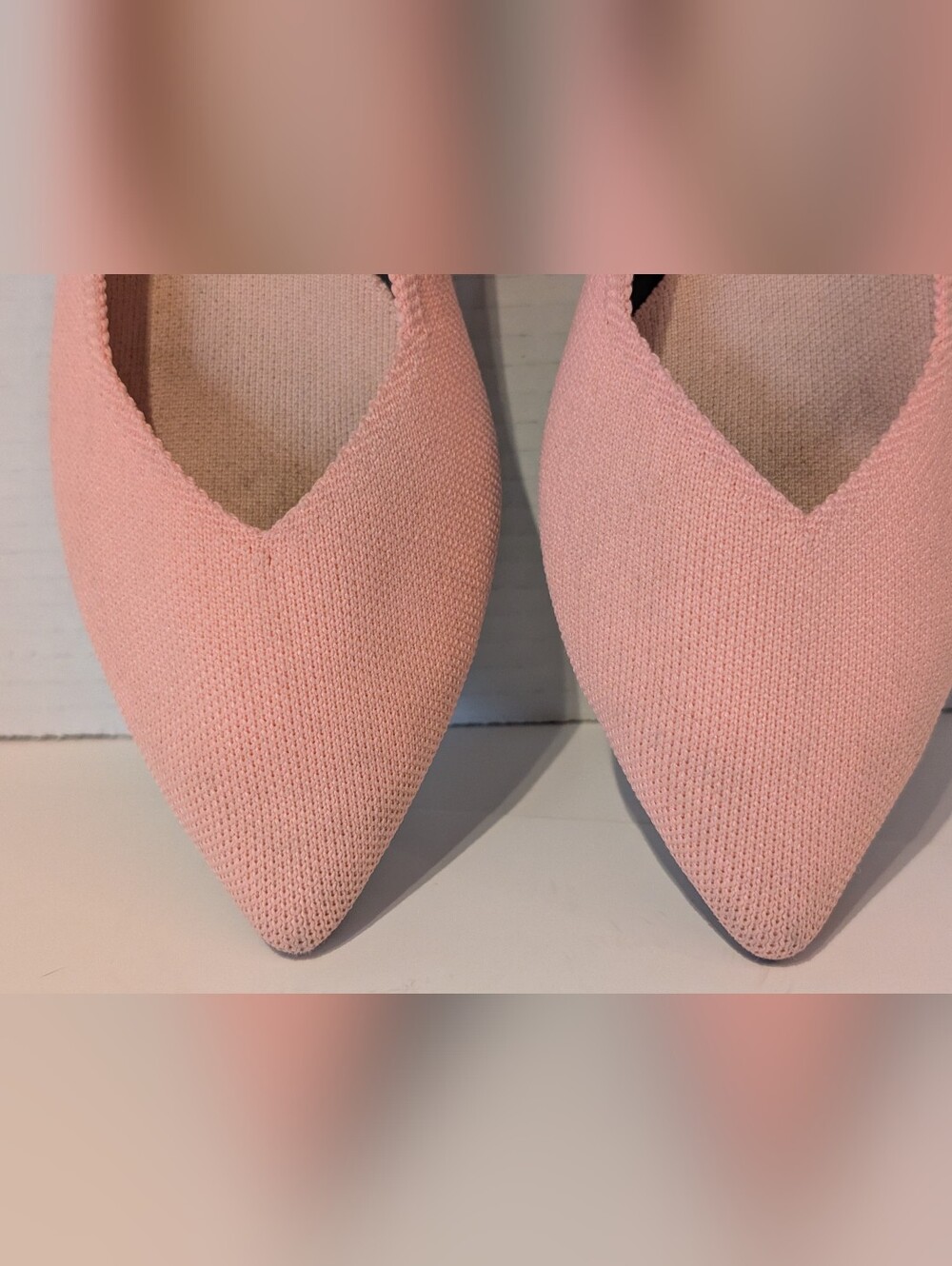 Rothys Pink Pointed Toe Flats Sz 9 - Picture 4 of 16